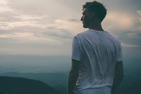 A man experiencing true clarity.